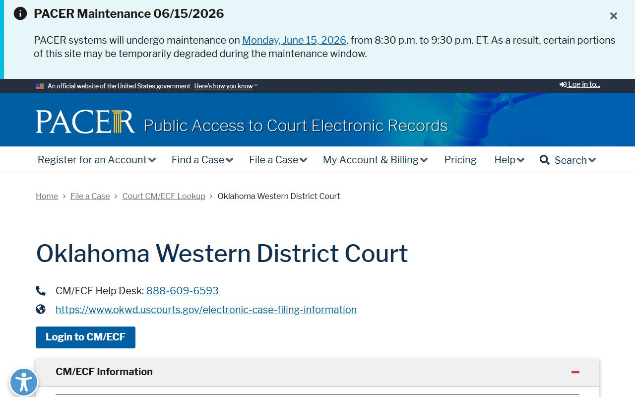 Grant County federal court records lookup through PACER